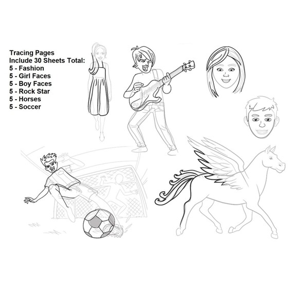 Crayola Light Up Tracing Pad Blue with Tracing Sheets LED Ultra Thin Tablet - Picture 5 of 5